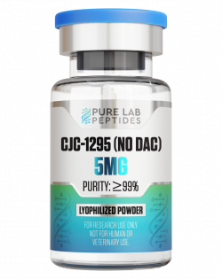 CJC-1295 NO DAC (5 mg Vial) Dosage Protocol peptide vial