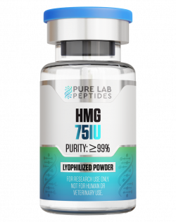HMG (0.15 mg / 75 IU Vial) peptide vial
