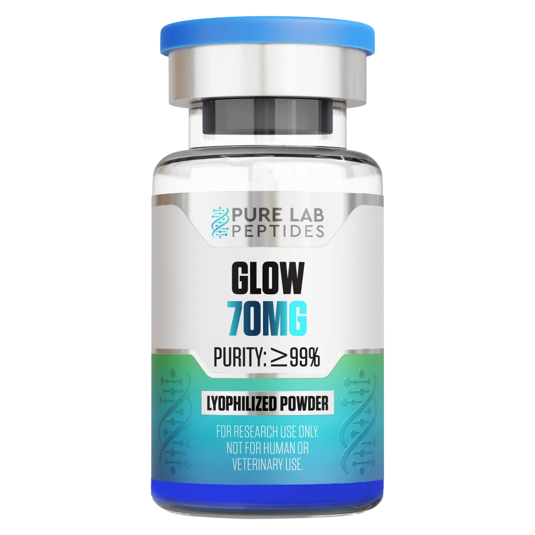 GLOW 70mg vial - GLOW dosage protocol