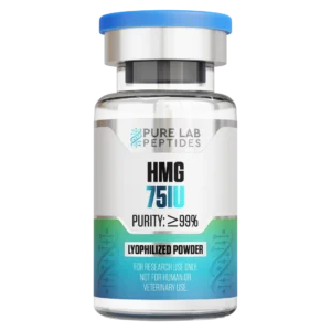 HMG (0.15 mg / 75 IU Vial) peptide vial