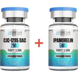 CJC-1295 DAC (2 mg) + Ipamorelin (5 mg) Stack peptide vial