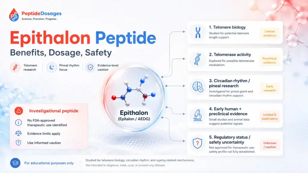 Epithalon peptide benefits dosage safety 1